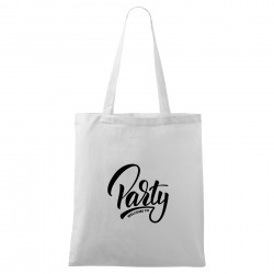 Bílá taška Welcome to party