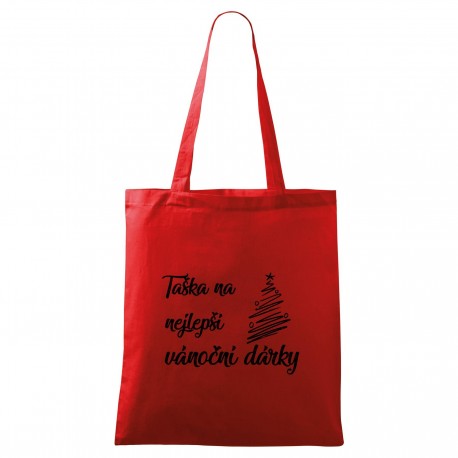 Červená taška Na nejlepší vánoční dárky