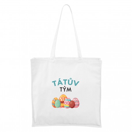 Bílá Maxi taška Tátův tým