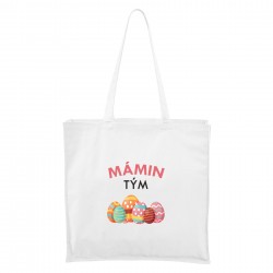 Bílá Maxi taška Mámin tým