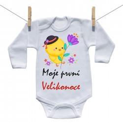 Body s dlouhým rukávem Moje první Velikonoce Chlapec