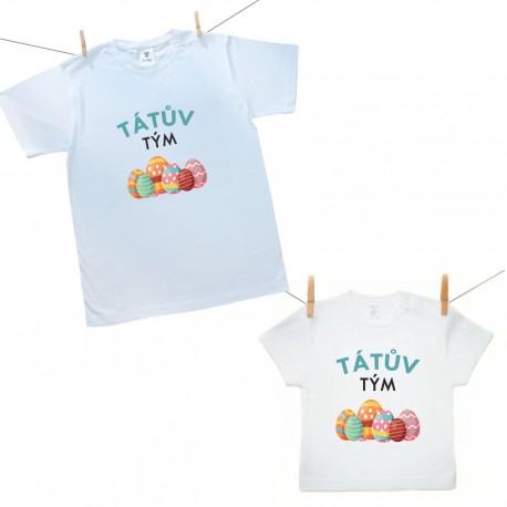 Rodinná sada (tričko s krátkým rukávem) Tátův tým