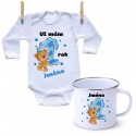 Sada Mám 1 rok s Medvídkem a jménem dítěte Chlapec